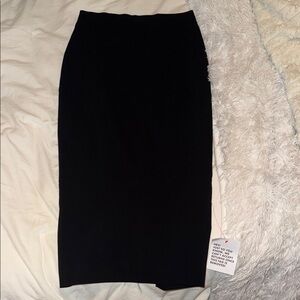 ASOS size 2 black midi skirt